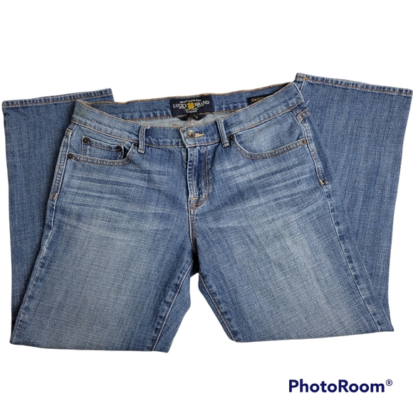 Lucky Brand Womens Straight Leg Jeans Crop Denim Jeans Size 29 - Picture 2 of 6